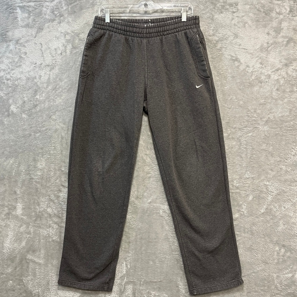 Vintage Nike The Athletic Dept Sweatpants Mens M Gray Distressed Straight Leg